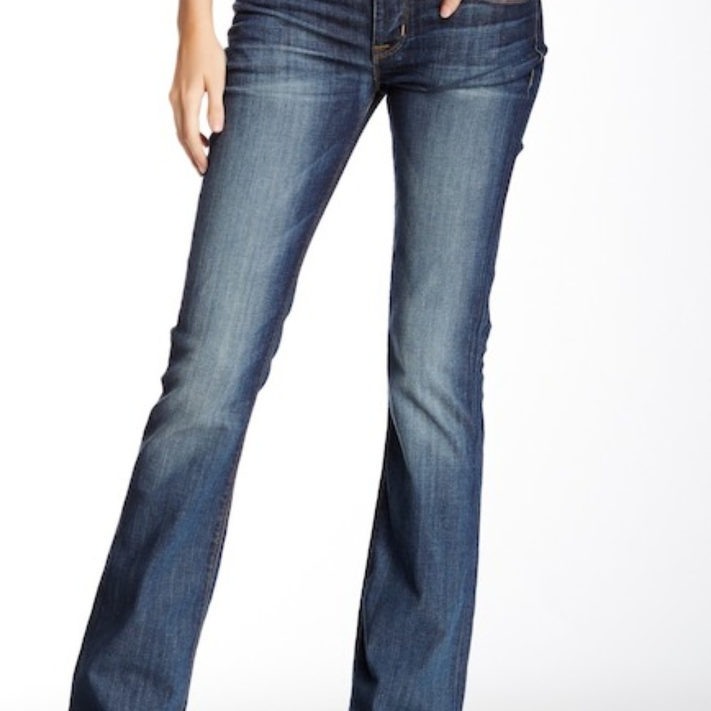 Hudson 'Love' Low Rise Bootcut Jean (Glam Color)